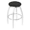 Holland Bar Stool Co 36" Swivel X-Tall Bar Stool, Chrome Finish, Canter Iron Seat 80236CH008 - alternate 1